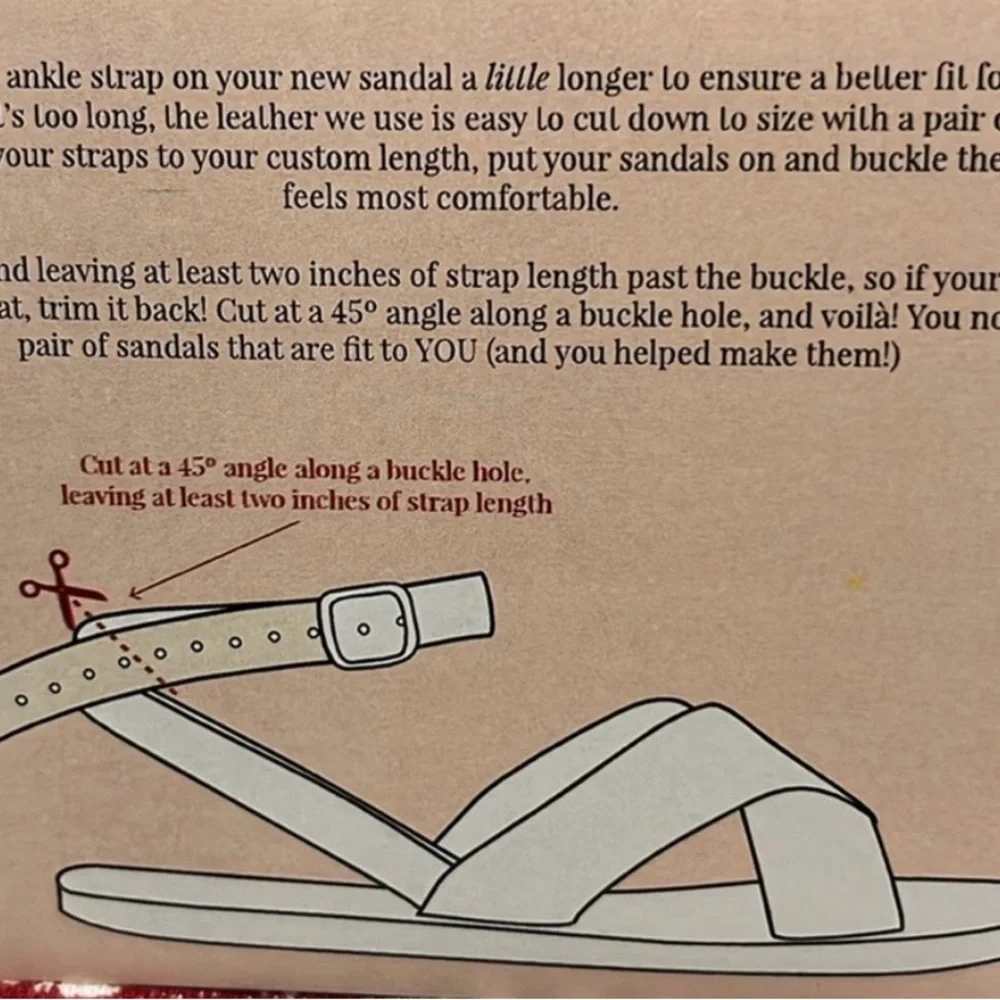 NEW with tags - Sseko Designs Ankle Strap Crossover Sandals - Size 8 - Picture 10 of 10